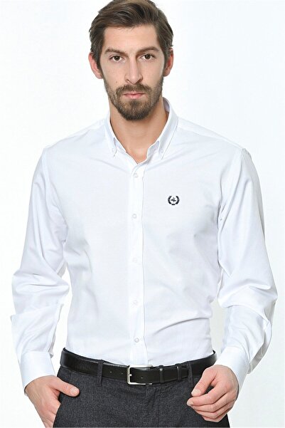 Dewberry G608 Shirt-White