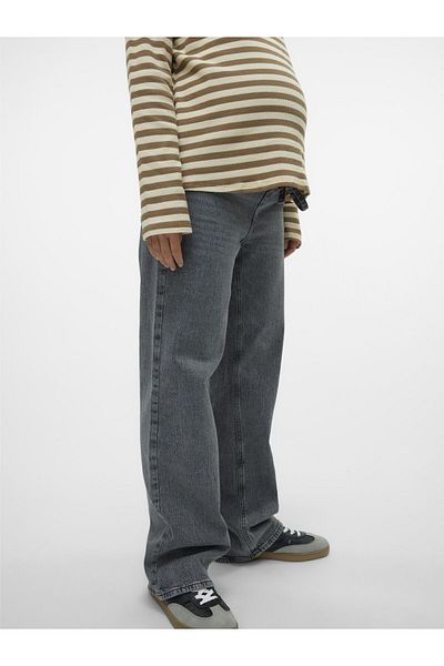 Vero Moda Maternity Umstandsjeans mit weitem Bein Weiter Beinschnitt Jeans