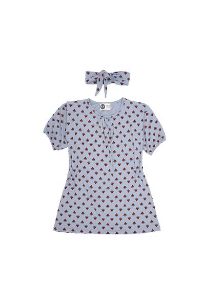 rg kidsstore Παιδικό φόρεμα με στάμπα καρπούζι