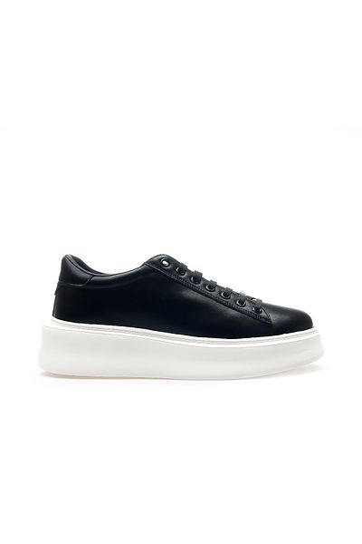 Lufian Lufıan Gace Men's Genuine Leather Casual Daily Shoes (40-44) 24K 111230234   Black