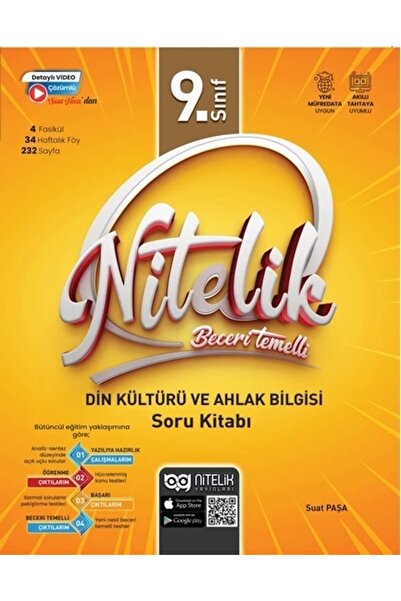 Nitelik Yayınları NİTELİK YAYINLARI 9. SINIF DİN KÜLTÜRÜ VE AHLAK BİLGİSİ SOR...