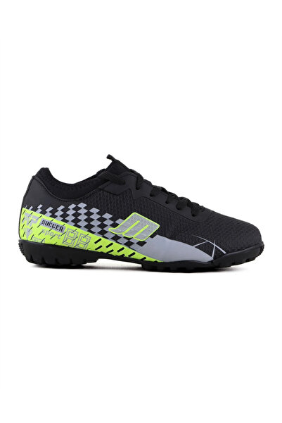 M.P. 231-1138 Mr Men's Black-Yellow Sock Football Shoes