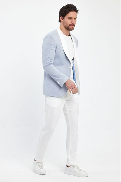 Savira Slimfit ανδρικό αθλητικό μπουφάν σάλι γιακά drop 6 πλεκτό ύφασμα
