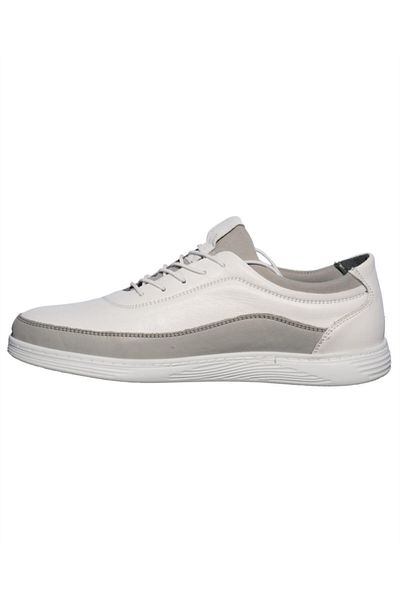 Voyager 4965 Ανδρικό Λευκό Δέρμα Nata - Casual Παπούτσια