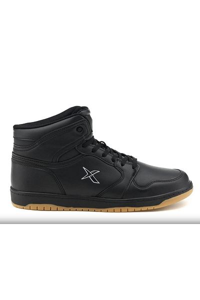 Kinetix Jones Pu Hi 2pr Μαύρο-γκρι-k.καμελ Ανδρικό Casual High Sneak