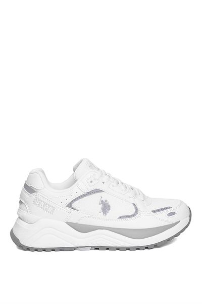 U.S. Polo Assn. BAZA. Polo Assn. Pantofi de mers pentru femei 4F Habita 4PR - alb gri