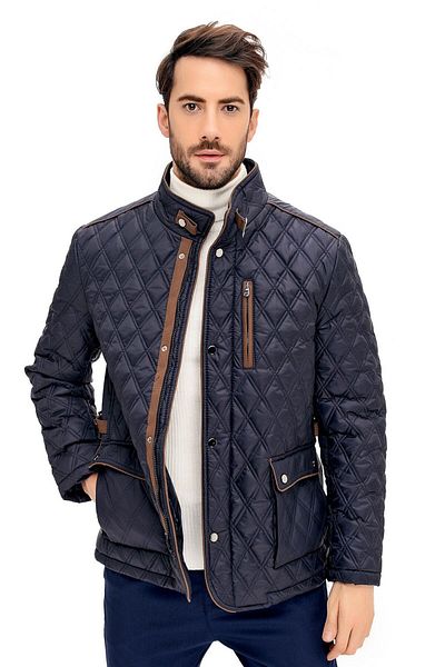 Dewberry K8613 Coat-dark blue
