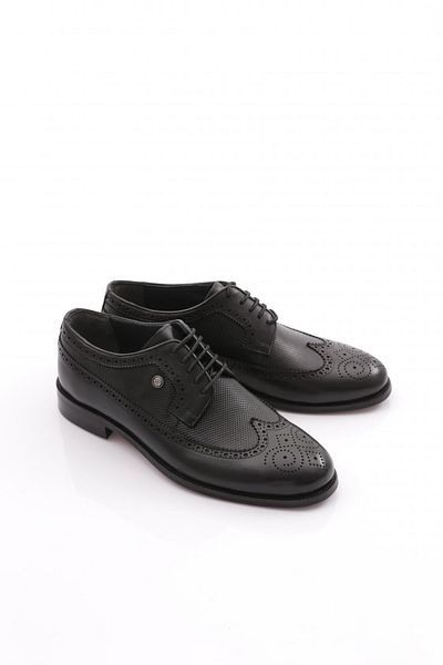 DGN Ανδρικά κορδόνια Classic Oxford Shoes Black 21853642