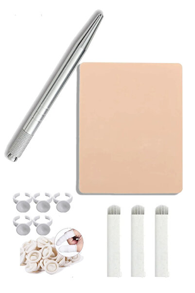 SYS Microblading Kalem Latex Ve Microblading 3 Adet Iğne Kalıcı Makyaj Set