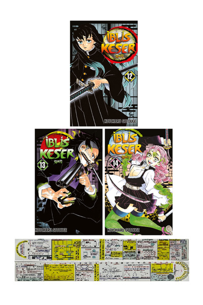 Gerekli Şeyler Yayıncılık İblis Keser 12-13-14. Ciltler Manga Seti + Mat. Öğr...