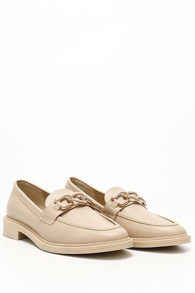 GÖNDERİ(R) Women/Girls Nude Buckle Loafer Shoes