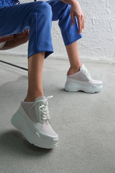 Modanizm White Women's Slippers - Siffredi