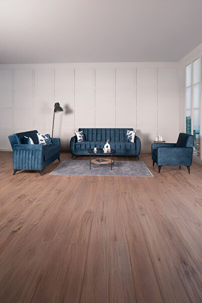 Kilim Mobilya Linda Koltuk Takımı 3 3 B Mavi