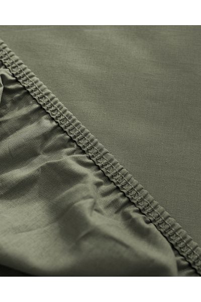 Madame Coco Manon King Size Green Ranforce Elastic Sheet - 100% Cotton
