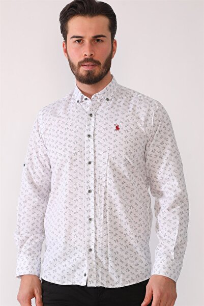 Dewberry G686 Men's Shirt-White
