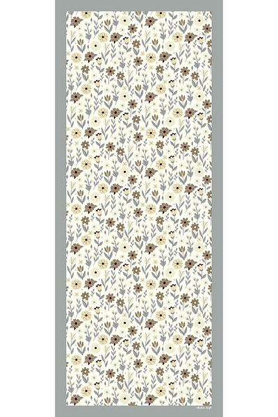 nehir eşarp Flower and Tulip Pattern Air Conditioning Soft Shawl