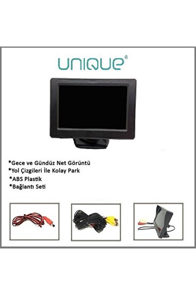 Unique 4.3 Inch Monitör - 4,3 Inç Tft Lcd