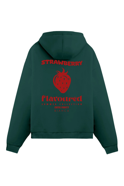 Mounte Bianca Унісекс-худі з капюшоном «Полуниця»