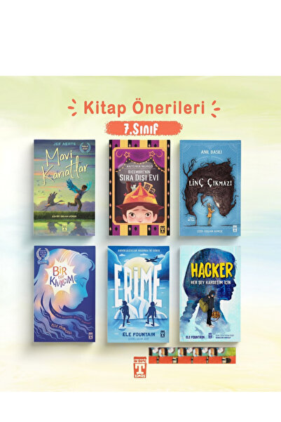 Genç Timaş 7.sınıf okuma-Linç Çıkmazı, Bir Tür Kıvılcım,Erime,Mavi Kanatlar,D...