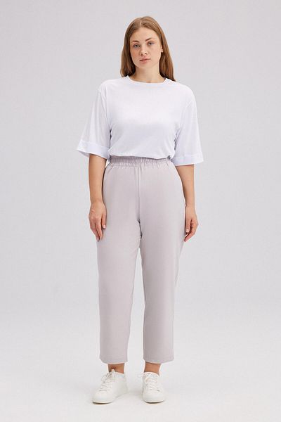 Touché Privé ELASTIC WAIST CREPE PANTS
