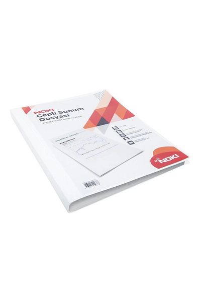 Noki White 30-Piece Presentation File - Pocketed