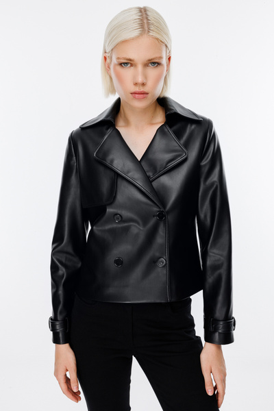 Ekol Suni Deri Ceket