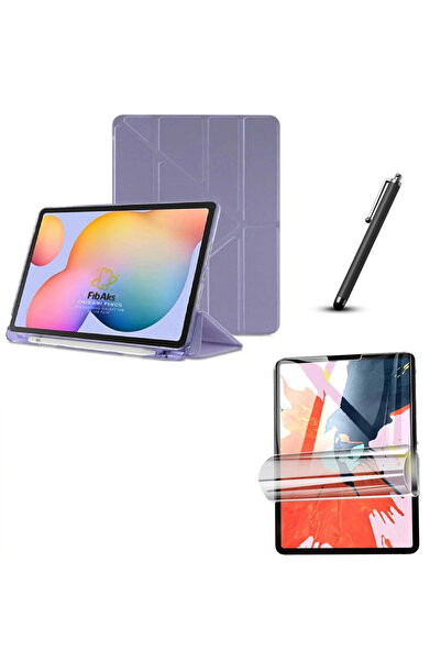 Fibaks İpad Air 4 5 10.9 Inch 2020 2022 Uyumlu Kalem Bölmeli Kılıf Ekran Koruyucu Dokunmatik Kalem