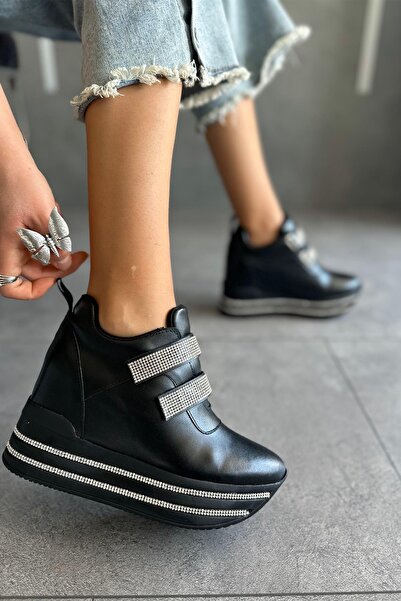 Modanizm Zella Siyah Dolgu Spor Ayakkabı