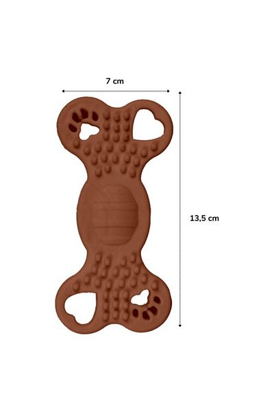 Go İthalat Teeth Scratching Chewing Toy for Pets with Two Sides Serrated (4738)