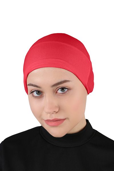 Ecardin Red Silicone Non-Slip Bonnet - St 260