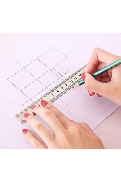 BGA 15cm Stainless Steel Ruler