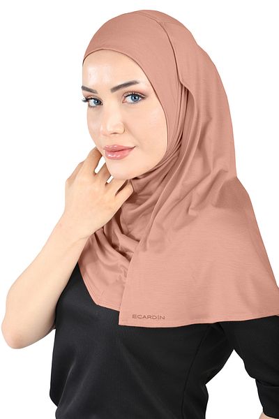Ecardin Σάλι τουρμπάνι Comfort Viscose Lycra - Dark Salmon, st 200