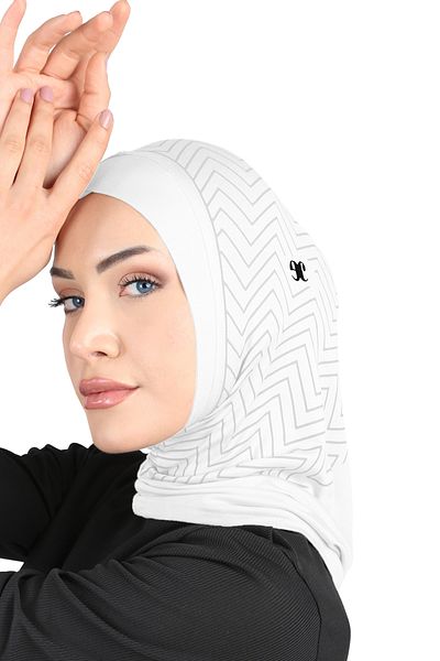 Ecardin St299-Visca Cross Stripes 02 White