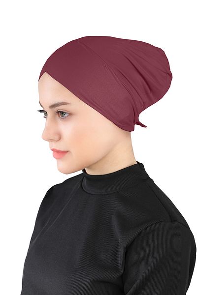Ecardin Claret Red Cross Bonnet - St 233 Model