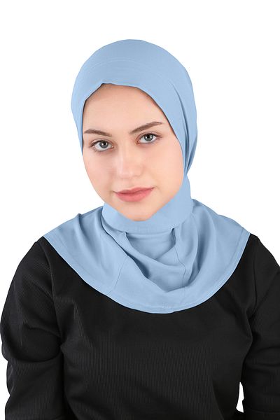 Ecardin Baby Blue Crepe Φουλάρι - St 235
