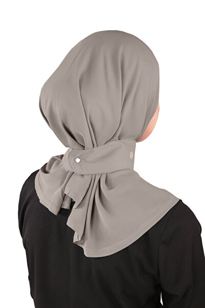 Ecardin Креп-тканина з шарфом з лікра - St 235 Камінь