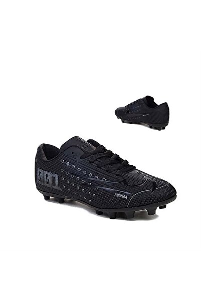 Walked 441 Erkek Çocuk Mat Siyah Krampon Ayakkabı