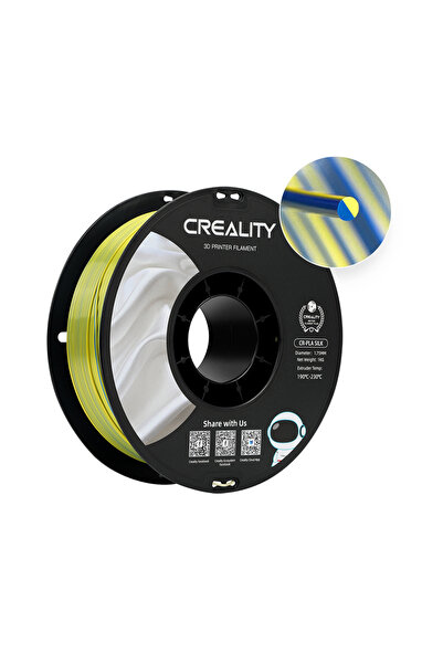 Creality CR-SILK Filament Sarı-Mavi Çift Renk 1.75mm 1kg