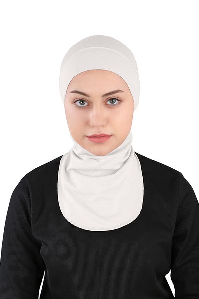 Ecardin Ανοιχτό Γκρι Ευέλικτο Μικρό Hijab Sports Cap - St 225