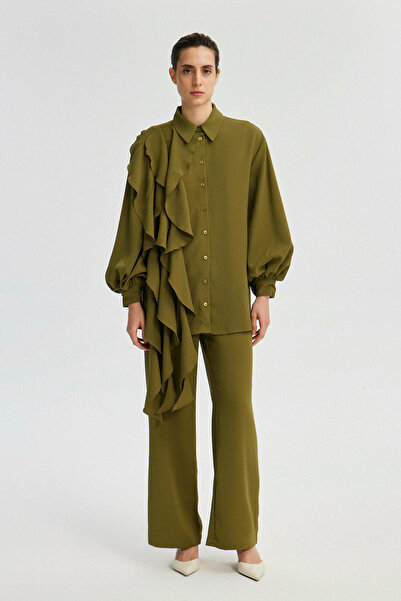 Touché Privé FLOWERED SHIRT PANT SET