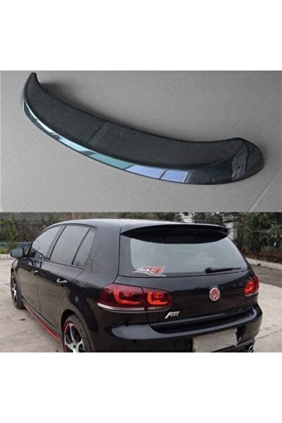 Karva Vw Golf 6 Bagaj Üstü Spoiler Pianoblack Boyalı