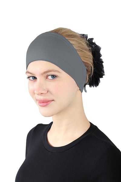 Ecardin Comfortable Viscose Bandana Bonnet - St 276 Anthracite