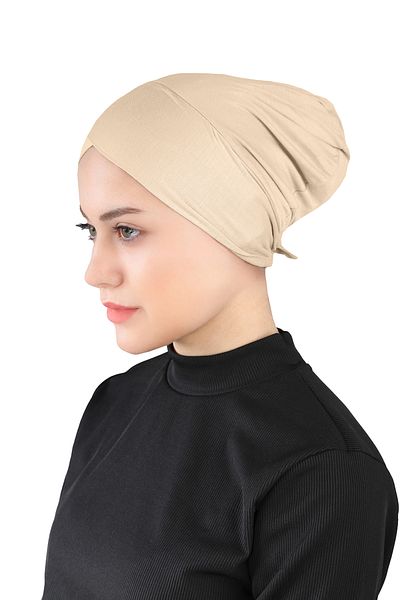 Ecardin Light Beige Cross Bonnet - St 233