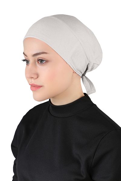 Ecardin Light Gray Non-Slip Silicone Bonnet - St 260