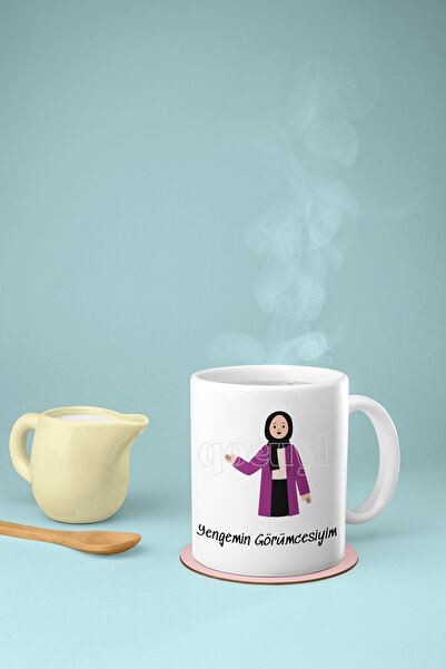 qoeuyl boutique Görümce Yenge Baskılı Eğlenceli Hediyelik Beyaz Seramik Kupa ...