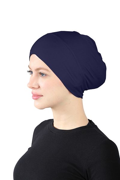 Ecardin Comfortable Cut Large Size Crossbody Bonnet - St 355 Navy Blue