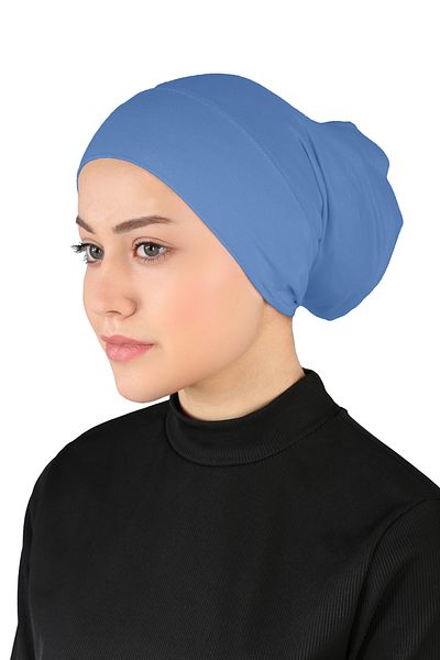 Ecardin Practical and Comfortable St 222 Denim Blue Pipe Bonnet