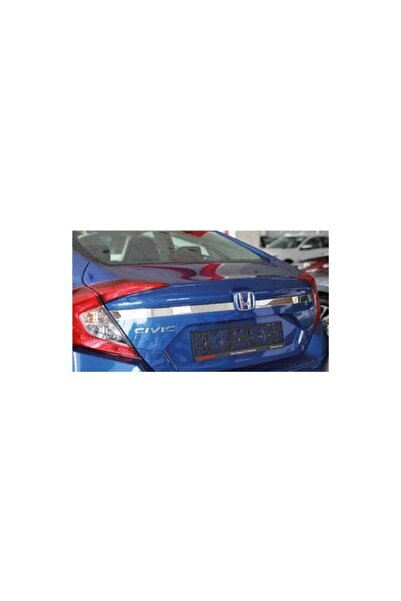 Karva Çmk Honda Civic Fc5 2016-2020 Bagaj Üst Nikelaj Kaplama Dar