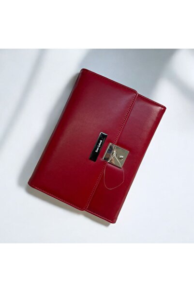 Kerem ofis Çantalı Ajanda Anahtar Kilitli Termo Deri Hesap Makineli - 2025 Ta...