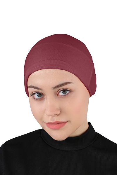Ecardin Claret Red Silicone Non-Slip Bonnet - St 260